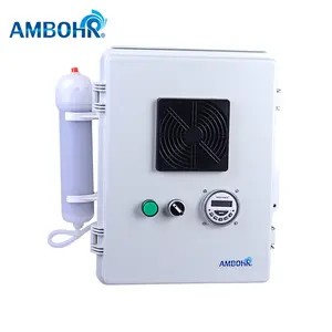 AMBOHR-generador de ozono portátil AOG-A10B, purificador de aire con Control de tiempo Digital, salida de ozono ajustable