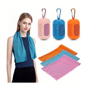 Serviette de sport rafraîchissante instantanée personnalisable avec logo, en microfibre, pour la gym, par sublimation, avec logo sportif, serviette rafraîchissante personnalisée - Product Image 1