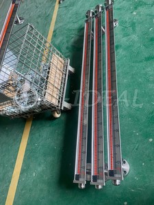 Endüstriyel paslanmaz çelik manyetik sıvı seviye göstergeleri düşük fiyat göstergesi manyetik Bar grafik cam tüp üretilen prim - Product Image 5