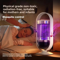 Lampe anti-moustique LED USB vente en gros Camping lumière violette Attraction des moustiques lampe anti-moustique à choc électrique