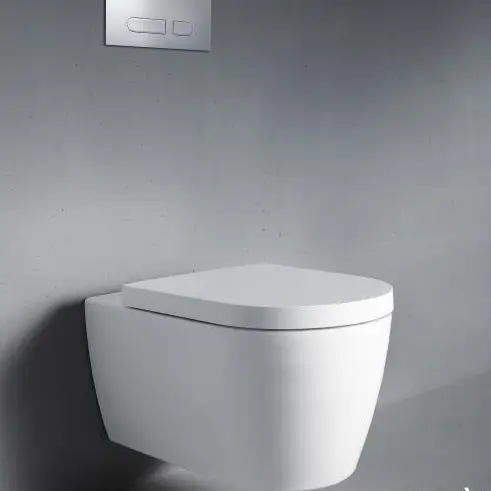 Bolina avrupa standart duvara monte seramik çerçevesiz duvar-asılı tuvalet duvar asılı tuvalet