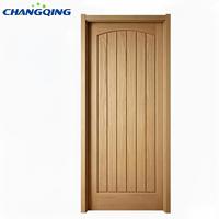 Porte intérieure en bois composite avec placage en chêne blanc naturel non verni, finition moderne, pour appartement, chambre, salon, villa