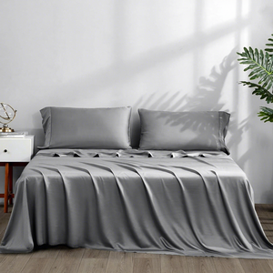 100% Cotton 200TC Sateen Weave Eco-Friendly Soft Luxury 5-Star Hotel Quality Breathable Queen Size King <strong>Duvet</strong> Cover <strong>Set</strong> <strong>Purple</strong> - Product Image 6