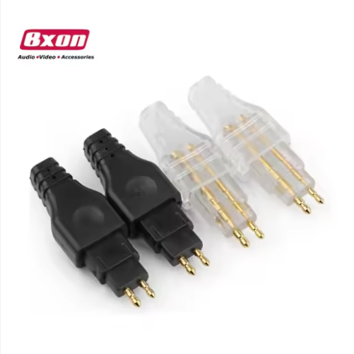 Earphone Pin Upgrade Plug Repair Metal Adapter HD600 HD650 HD580 HD25 Solder Wire Connector HiFi Headphone Audio Jack