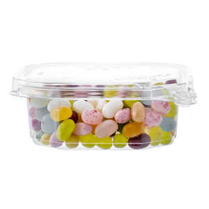 Contenedor de plástico para alimentos de 8 OZ fabricado en Taiwán, paquete de seguridad de bañera cuadrada de dos piezas, embalaje a prueba de manipulaciones reciclable para uso en ensaladas - Product Image 4