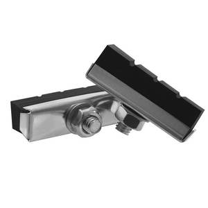 Plaquettes de frein avant et arrière de vélo de montagne avec blocs en caoutchouc et vis Accessoires pour équipement de vélo de route - Product Image 4