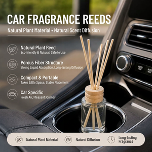 Bâtonnets diffuseurs en rotin naturel, bambou, durables, 3 mm, 3,5 mm, pour diffuseur à bâtonnets - Product Image 5
