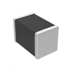 Condensador Cerámico MLCC de Montaje Superficial, Canal del Fabricante ERB21B5C2E270FDX1K, 27 pF, CAP CER 27PF, 250V, C0G/NP0, 0805 - Product Image 1