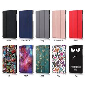 Funda protectora con soporte triple inteligente para <span class=keywords><strong>Lenovo</strong></span> <span class=keywords><strong>Tab</strong></span> <span class=keywords><strong>M10</strong></span> Plus FHD 10,3 M10Plus X606 carcasa delgada de cuero PU funda rígida para PC - Product Image 4