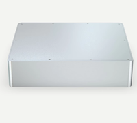 BRZHIFI Aleación de aluminio Esquinas redondeadas Preamplificador Decodificador Amplificador de oído Amplificador de tubo Caja de aluminio completo 3809