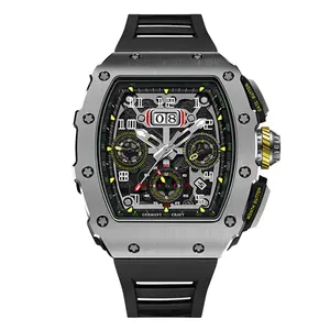 Original Luminous Multilayer Dial Waterproof Male Luxury Mechanical Watch Custom Logo Watches Automatic Chronograph Uhr