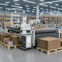 Máquina de Corte CNC para Cajas de Cartón, Cortadora Inteligente CCN, Cortadora Digital, Plotter de Corte CNC