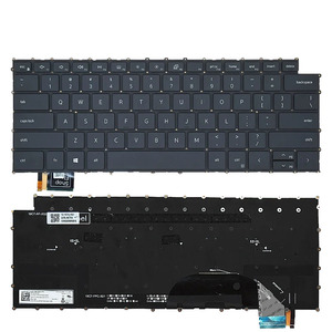 Clavier rétroéclairé US pour Dell <span class=keywords><strong>XPS</strong></span> 15 9500 9510 9520 17 <span class=keywords><strong>9700</strong></span> 9710 9720 9730 Couleur noire - Product Image 1