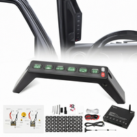 Panneau de commande d'accoudoir LEDIYTE 12V 24V, panneau de commande sans fil pour voitures tout-terrain 4x4, multifonction, accessoires de voiture personnalisés CNC