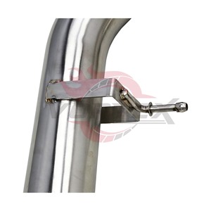 Vortex Stainless Steel Mirror Polished Single Midpipe for M3 F80/M4 F82 S55 High Performance TIG Welded Racing <b>Exhaust</b> - Product Image 4