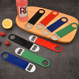 Décapsuleur en métal en gros, personnalisable avec logo gravé, ouvre-bouteille plat coloré vierge pour souvenir, impression laser - Product Image 2