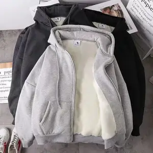 New Fashion Women Girls Hooded Zipper Cardigan Hoodies Sweatshirt Pockets Long Sleeve Casual Fleeces Hoodie