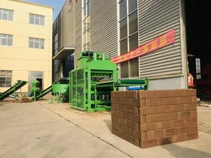 Автоматическая машина для производства глиняных блоков из красного кирпича в Индии, HBY10-10 Полностью производственный завод