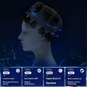 เครื่องนวดศีรษะไฟฟ้ารูปปลาหมึก บรรเทาความเครียด นวดหนังศีรษะ 360 องศา ไร้สาย พร้อมหัวนวดซิลิโคน 20 แฉก - Product Image 2