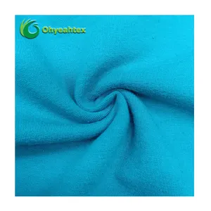 Breathable 220GSM 53% Hemp 42% Organic Cotton 5% Spandex Jersey Fabric