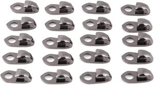 Boucles de lacets en alliage, crochets robustes pour bottes avec rivets, accessoires métalliques durables pour lacets de bottes, ensemble de pièces pour bottes d'escalade et de randonnée - Product Image 5