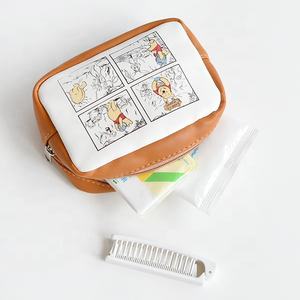 Leather <b>Travel</b> <b>Pouch</b> with Compartments - Product Image 3