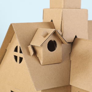 Kit Artigianale per Colorare <span class=keywords><strong>e</strong></span> Assemblare Casa delle Bambole 3D in Carta, Set di Giocattoli Fai-da-Te per Dipingere <span class=keywords><strong>e</strong></span> Disegnare - Product Image 1