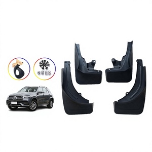 แผ่นกันโคลน Mercedes-Benz GLE รุ่น MB2032 ขนาด 46x16x25 มม. สีดำ ทำจากพลาสติก สำหรับรุ่นปี 2020-2025 พร้อมแผ่นกันรอยขีดข่วน - Product Image 4