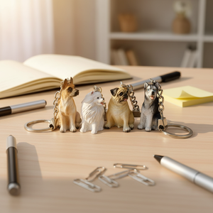 Multiple <strong>Dogs</strong> to Choose From, Pet Shaped Keychain, Pet Memorial Gift Keyring, Handmade Key Holder for Collecting <strong>Dog</strong> - Product Image 3