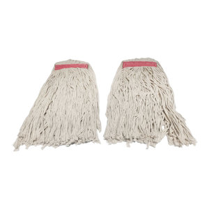 Heavy Duty White Cotton Loop End String <strong>Mop</strong> <strong>Head</strong> Replacement Wet Commercial Cleaning Steel Plastic Basket Commercial <strong>Mop</strong> <strong>Head</strong> - Product Image 5