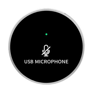 New Arrival Q3 <b>C</b> USB <b>Plug</b> Play Portable Desktop Speakerphone Noise Cancelling Lightweight Mute Feature Wired Microphone - Product Image 1