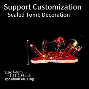 Jaspe Rojo, Piedra Preciosa Natural de Alta Calidad, Varios Materiales, <span class=keywords><strong>Sellada</strong></span>, Decoración Funeraria, Ideal para Regalo - Product Image 2