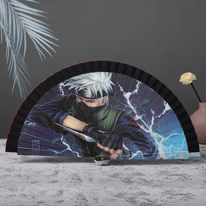 Abanico Plegable <span class=keywords><strong>Español</strong></span> de Alta Gama, Impresión Digital UV, Diseño de una Pieza, Madera de Loto, Imprimible por una o dos Caras, Estilo Europeo - Product Image 4