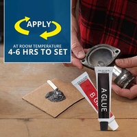 Colle Super AB, plastique, verre, bois, séchage rapide, 5 Minutes, résine époxy, ml
