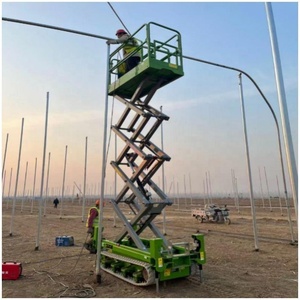 Plataforma de elevación hidráulica eléctrica pequeña probada por CE <span class=keywords><strong>Mini</strong></span> elevador de tijera móvil para el hogar elevador de construcción usado - Product Image 4