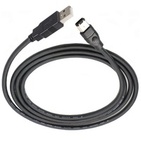 Câble adaptateur convertisseur Firewire IEEE 1394 6 broches mâle vers USB 2.0 a mâle 1,8 m 3 m 5 m