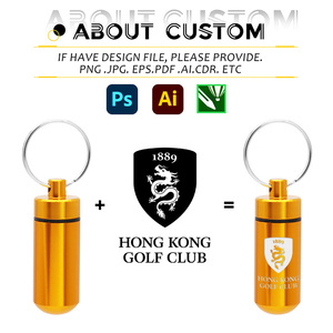 Nouveaux produits : Boîte à pilules en aluminium avec porte-clés, logo personnalisé, mini flacons à médicaments portables et étanches, porte-clés métalliques pour le voyage - Product Image 3
