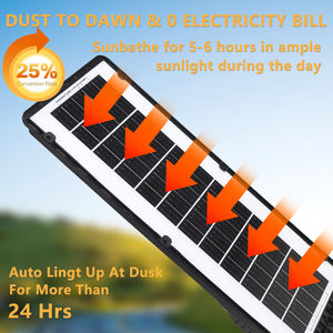 Zonne-straatlamp 500w1000w2000w Bewegingsmelder Straatweg Basketbalveld Huis Cantilever Binnenplaatslamp - Product Image 4