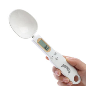 Básculas de cuchara Peso digital Gramos Básculas de cuchara medidora con pantalla LCD precisa para dispensar granos de café, leche, harina - Product Image 6