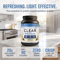 Poudre de protéines claire, mélange de boisson protéinée au whey clair, faible en sucre, riche en protéines, boisson pour la remise en forme, l'hydratation, la nutrition sportive