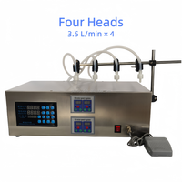 Remplisseur de liquide électrique à double buse 3,5 L/min GFK-280-2 |   Machine de remplissage quantitative précise pour flacons de parfum, d'huile et de boissons
