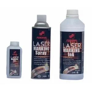 FUKKOL OEM Laser Marking Ink Aerosol Black Laser Ink for Metals Glass Engraving Laser Marking Ink