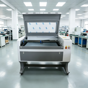 เครื่องแกะสลักเลเซอร์ CNC 6090 พร้อมฟังก์ชั่นป้องกันไฟดับ ขนาด 600*900 มม. แท่นยกไฟฟ้า เครื่องตัดเลเซอร์ CO2 เพื่อการทำงานที่ปลอดภัย - Product Image 1