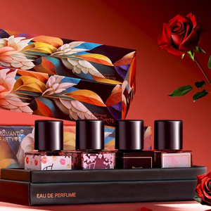 ชุดของขวัญน้ำหอมหรูหรา กลิ่นดอกไม้ ผลไม้ และไม้หอม สำหรับผู้หญิง กลิ่นกุหลาบโรแมนติก บรรจุภัณฑ์รักษ์โลก MOQ ต่ำ สำหรับธุรกิจ B2B ขนาด 10 มล. - Product Image 5