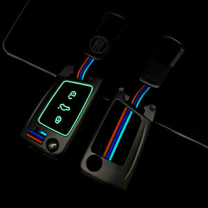 Étui de protection pour clé de voiture en alliage de zinc et gel de silice pour Volkswagen Skoda Tiguan L Lavida Plus Golf 7 Polo Skoda VW <span class=keywords><strong>Porte</strong></span>-clés - Product Image 3
