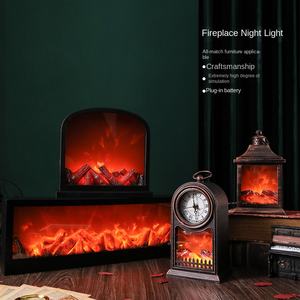 Lámpara de llama LED de estilo nórdico, accesorios de chimenea electrónica para lámparas de pared de Navidad, decoraciones para sala de estar, dormitorio, estudio - Product Image 1