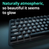 Logitech K848 Hot Swappable Mechanical Keyboard Wired 97 Keys White Single Backlight Gasket Structure Customizable Keycaps