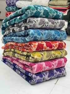 Tissu en soie à imprimé de position Chinnon et Taby Organza pour la fabrication de tissus imprimés, vente en gros - Product Image 3