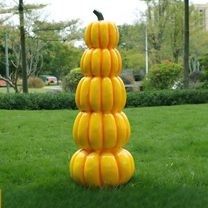 Escultura de Globo Aerostático Hecha a Mano con Diseño de Rayas, Estatuas Duraderas de FRP para Decoración de Parques de Atracciones y Centros Comerciales - Product Image 4