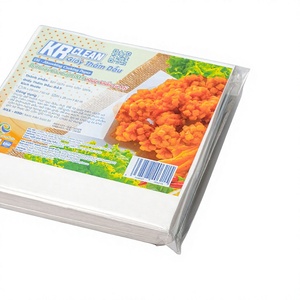 Chiffon de nettoyage réutilisable multi-usages Krclean de haute qualité, super absorbant, écologique, en pulpe de bois douce, carré, pour la cuisine - Product Image 1